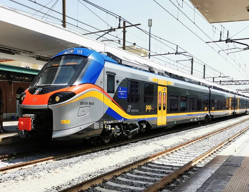 Regional train at Brindisi station