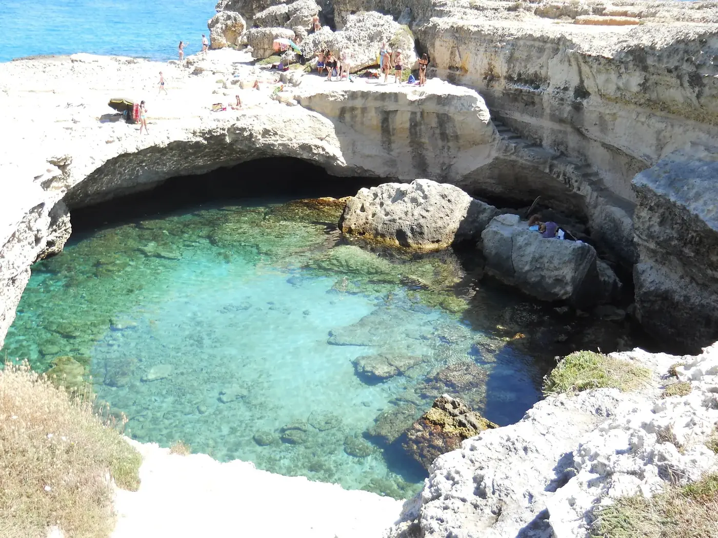 Grotta della Poesia at Roca Vecchia, Salento