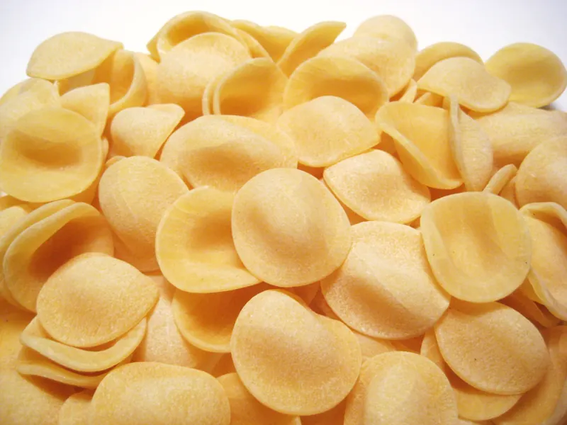 Fresh orecchiette pasta