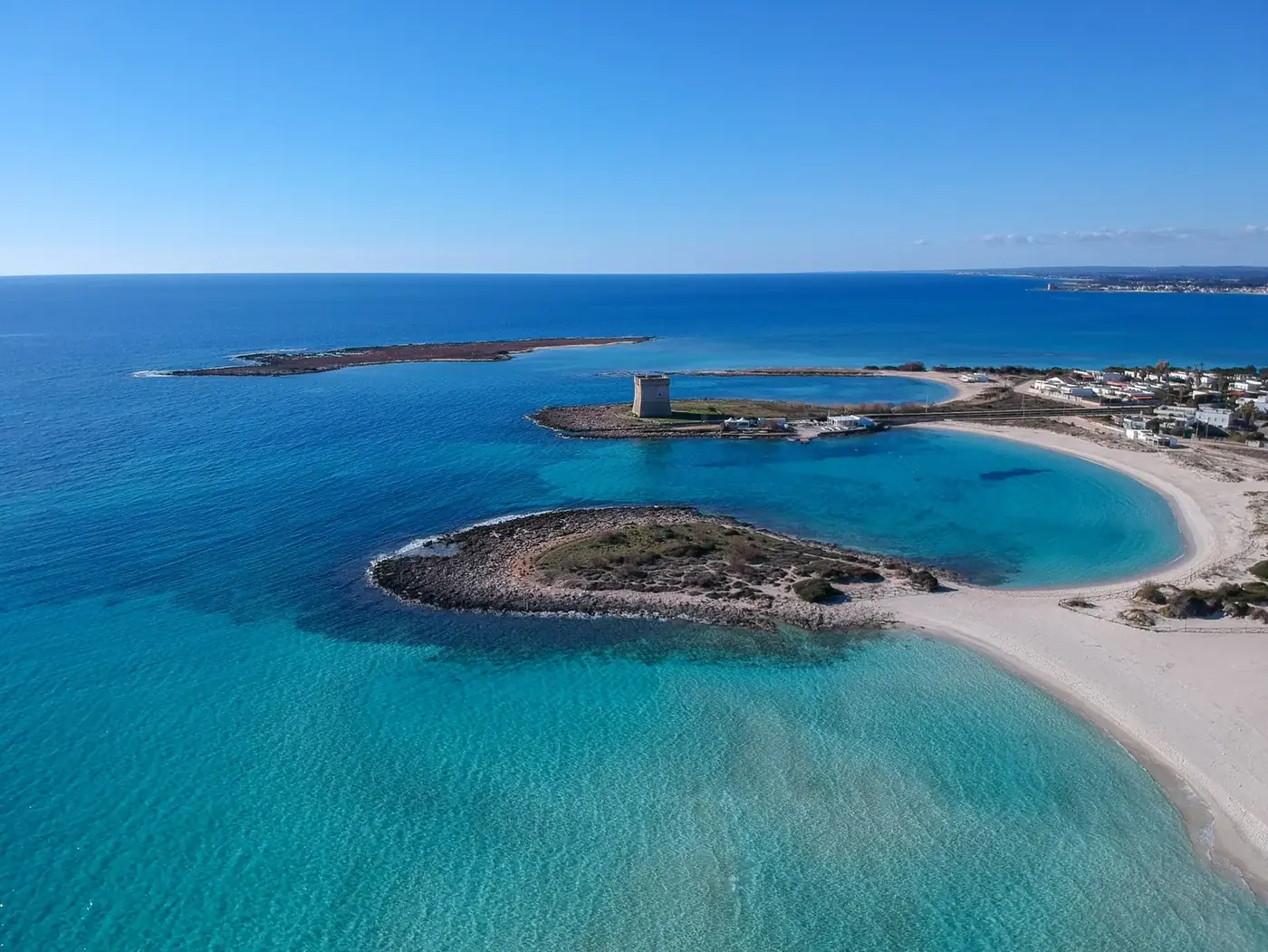 Turquoise sea at Porto Cesareo