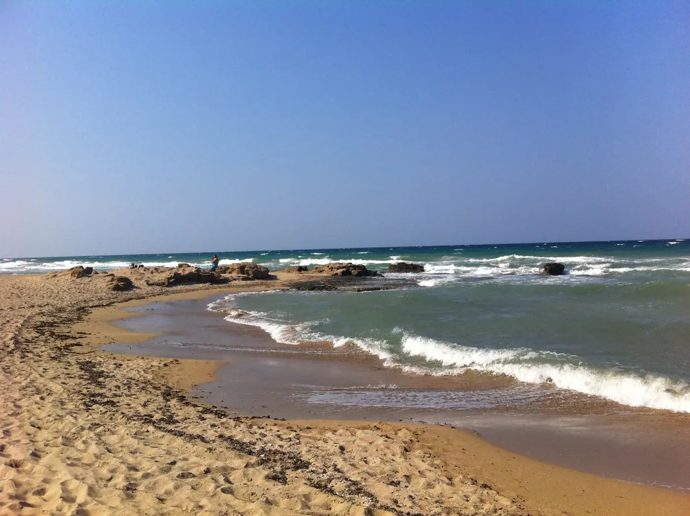 Beach at Rosa Marina near Ostuni
